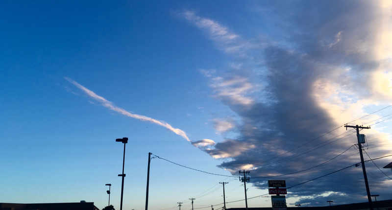 An odd bit of cloudery.